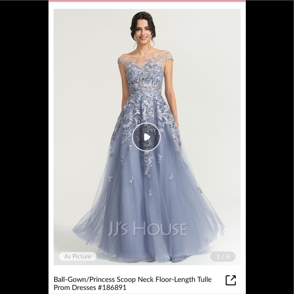 JJs House | Dresses | Jjs House Prom Dress Ballgown Floor Length Tulle Prom  Dress With Lace
